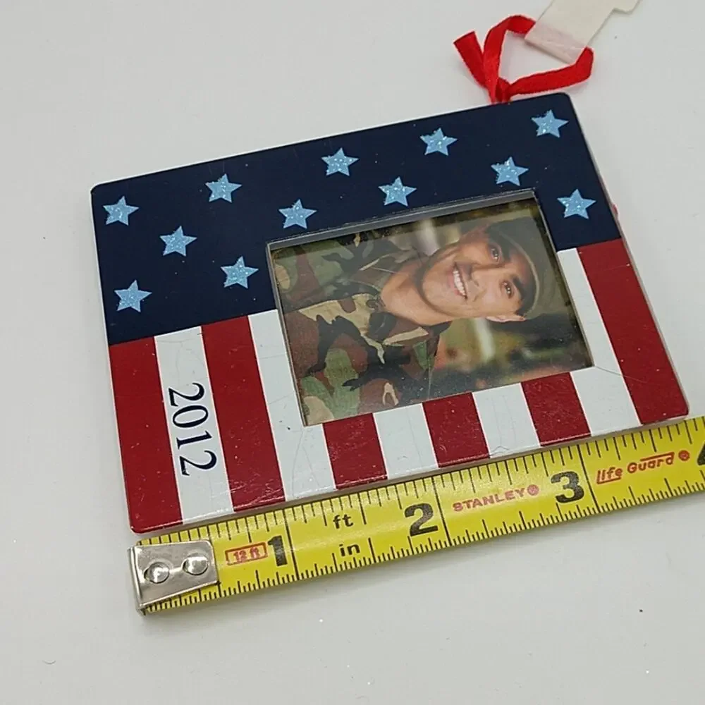 2/$15 or 3/$20 2012 Hallmark Photo Military Ornament